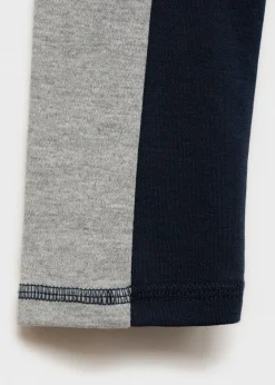 MANGO Koszulki*Koszulka bawełniana z kontrastowymi wstawkami