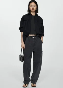 MANGO Koszulki*Koszulka bawełniana z krótkimi rękawami