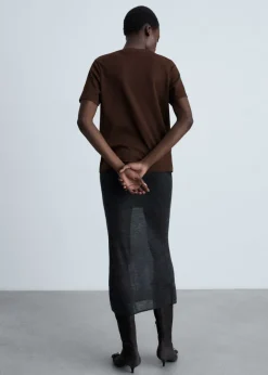 MANGO Koszulki*Koszulka bawełniana z krótkimi rękawami