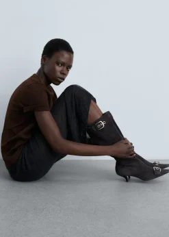 MANGO Koszulki*Koszulka bawełniana z krótkimi rękawami