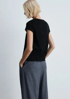 MANGO Koszulki*Koszulka bawełniana z krótkimi rękawami