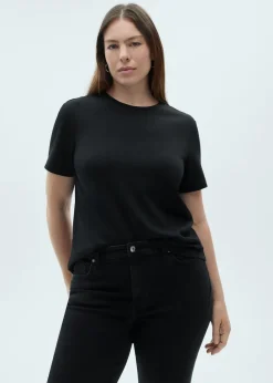 MANGO Koszulki*Koszulka bawełniana z krótkimi rękawami