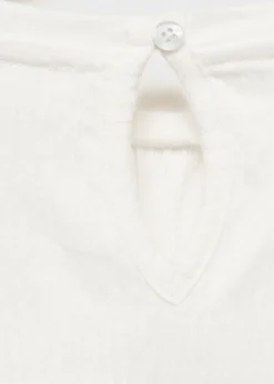 Dzieci MANGO Koszulki I Topy*Koszulka bawełniana z marszczeniem