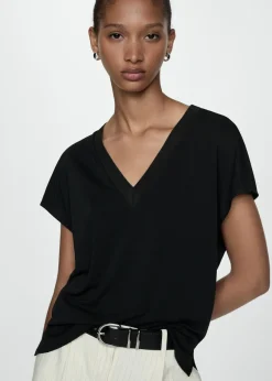 MANGO Koszulki*Koszulka dekolt V
