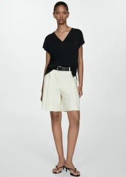 MANGO Koszulki*Koszulka dekolt V