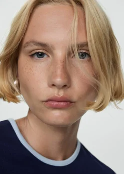 MANGO Koszulki*Koszulka kontrastowa lamówka