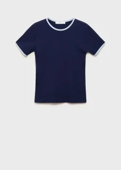 MANGO Koszulki*Koszulka kontrastowa lamówka