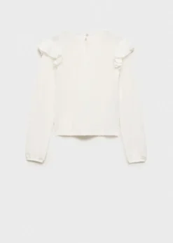 Dzieci MANGO Koszulki I Topy*Koszulka marszczona z falbankami