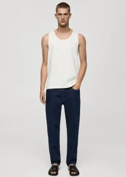 MANGO Koszulki*Koszulka na ramiączkach z 100% bawełny