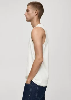 MANGO Koszulki*Koszulka na ramiączkach z 100% bawełny