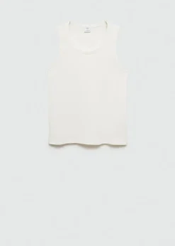 MANGO Koszulki*Koszulka na ramiączkach z 100% bawełny