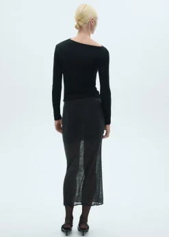 MANGO Koszulki*Koszulka o asymetrycznym kroju z marszczeniem