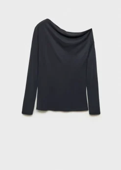 MANGO Koszulki*Koszulka o asymetrycznym kroju z długim rękawem