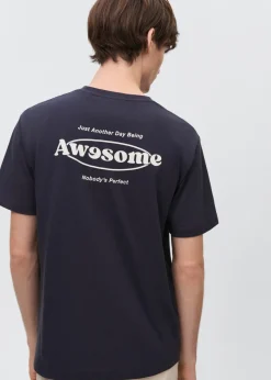 MANGO Koszulki*Koszulka oversize z napisem