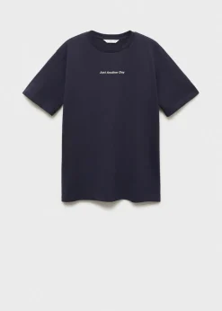 MANGO Koszulki*Koszulka oversize z napisem