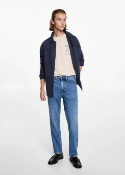 MANGO Koszulki*Koszulka oversize ze wzorem