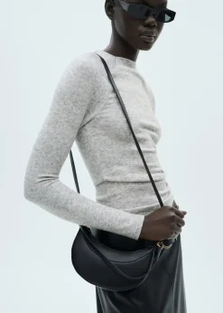 MANGO Koszulki*Koszulka ozdobnie stebnowana