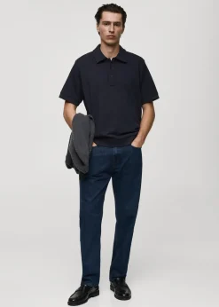 MANGO Koszulki Polo*Koszulka polo bawełniana regular fit