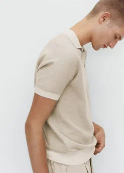 MANGO Kardigany I Swetry|Koszulki Polo*Koszulka polo kontrastowe lamówki