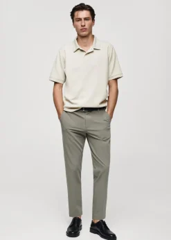 MANGO Koszulki|Koszulki Polo*Koszulka polo regular fit z dzianiny dresowej