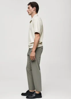 MANGO Koszulki|Koszulki Polo*Koszulka polo regular fit z dzianiny dresowej