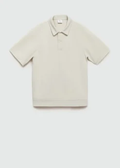 MANGO Koszulki|Koszulki Polo*Koszulka polo regular fit z dzianiny dresowej