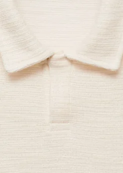 MANGO Koszulki|Koszulki Polo*Koszulka polo regular fit z teksturowanej dzianiny