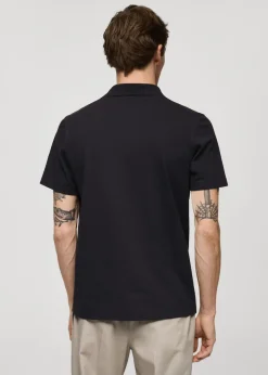 MANGO Koszulki|Koszulki Polo*Koszulka polo slim fit z bawełnianej piki