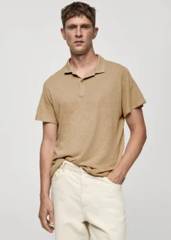 MANGO Koszulki|Koszulki Polo*Koszulka polo slim fit ze 100% lnu