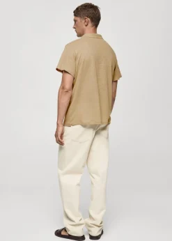 MANGO Koszulki|Koszulki Polo*Koszulka polo slim fit ze 100% lnu