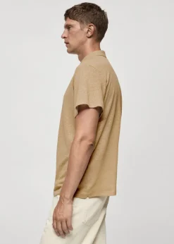 MANGO Koszulki|Koszulki Polo*Koszulka polo slim fit ze 100% lnu