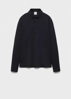 MANGO Koszulki Polo*Koszulka polo wełniana regular fit