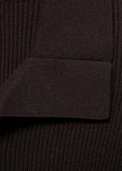 MANGO Kardigany I Swetry|Koszulki Polo*Koszulka polo z cienkiej prążkowanej dzianiny z bawełny