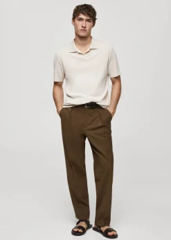 MANGO Kardigany I Swetry|Koszulki Polo*Koszulka polo z cienkiej dzianiny