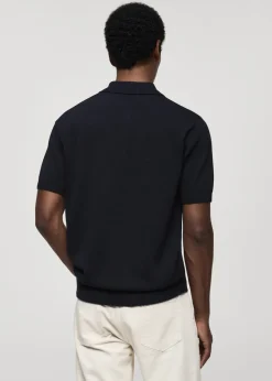 MANGO Kardigany I Swetry|Koszulki Polo*Koszulka polo z cienkiej dzianiny