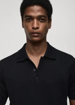 MANGO Kardigany I Swetry|Koszulki Polo*Koszulka polo z cienkiej dzianiny