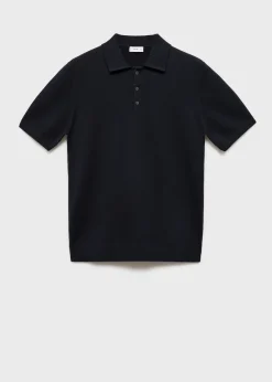 MANGO Kardigany I Swetry|Koszulki Polo*Koszulka polo z cienkiej dzianiny