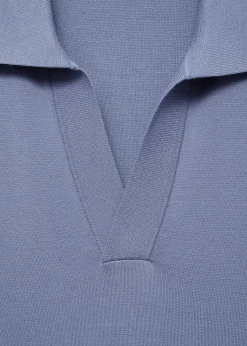 MANGO Kardigany I Swetry|Koszulki Polo*Koszulka polo z dzianiny o luźnym kroju