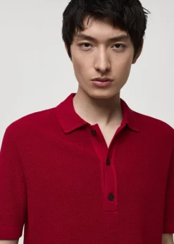 MANGO Koszulki Polo*Koszulka polo z dzianiny z 100% bawełny