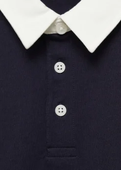 Dzieci MANGO Koszulki*Koszulka polo z kontrastowym kołnierzykiem