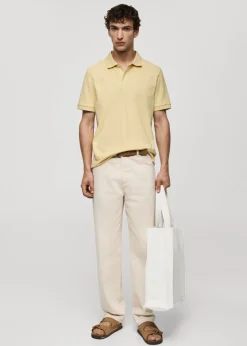 MANGO Koszulki Polo*Koszulka polo z piki z 100% bawełny