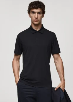 MANGO Koszulki|Koszulki Polo*Koszulka polo z tkaniny comfort strech