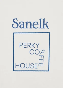 MANGO Koszulki*Koszulka regular fit bawełniana z nadrukiem