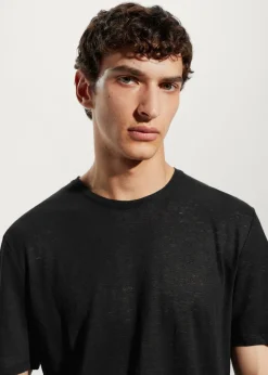 MANGO Koszulki*Koszulka regular fit lniana