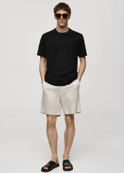 MANGO Koszulki*Koszulka slim fit z 100% bawełny