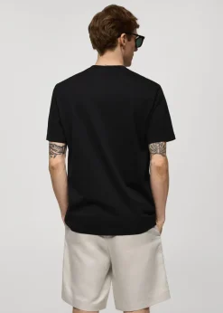 MANGO Koszulki*Koszulka slim fit z 100% bawełny