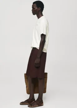 MANGO Koszulki*Koszulka slim fit z 100% bawełny z nadrukiem