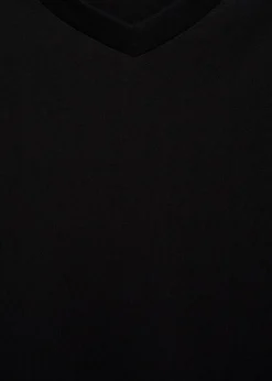 MANGO Koszulki*Koszulka slim fit z bawełny z dekoltem w serek