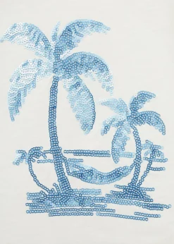 Dzieci MANGO Koszulki I Topy*Koszulka w palmy