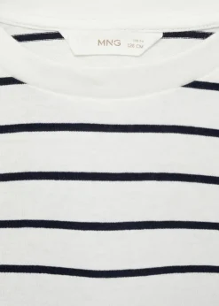 Dzieci MANGO Koszulki I Topy*Koszulka w paski 100% bawełna